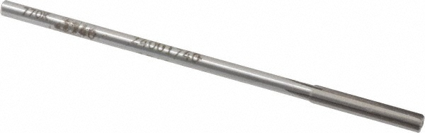 Made in USA 24001740 Chucking Reamer: 0.174" Dia, 4" OAL, 1" Flute Length, Straight Shank, Solid Carbide Image