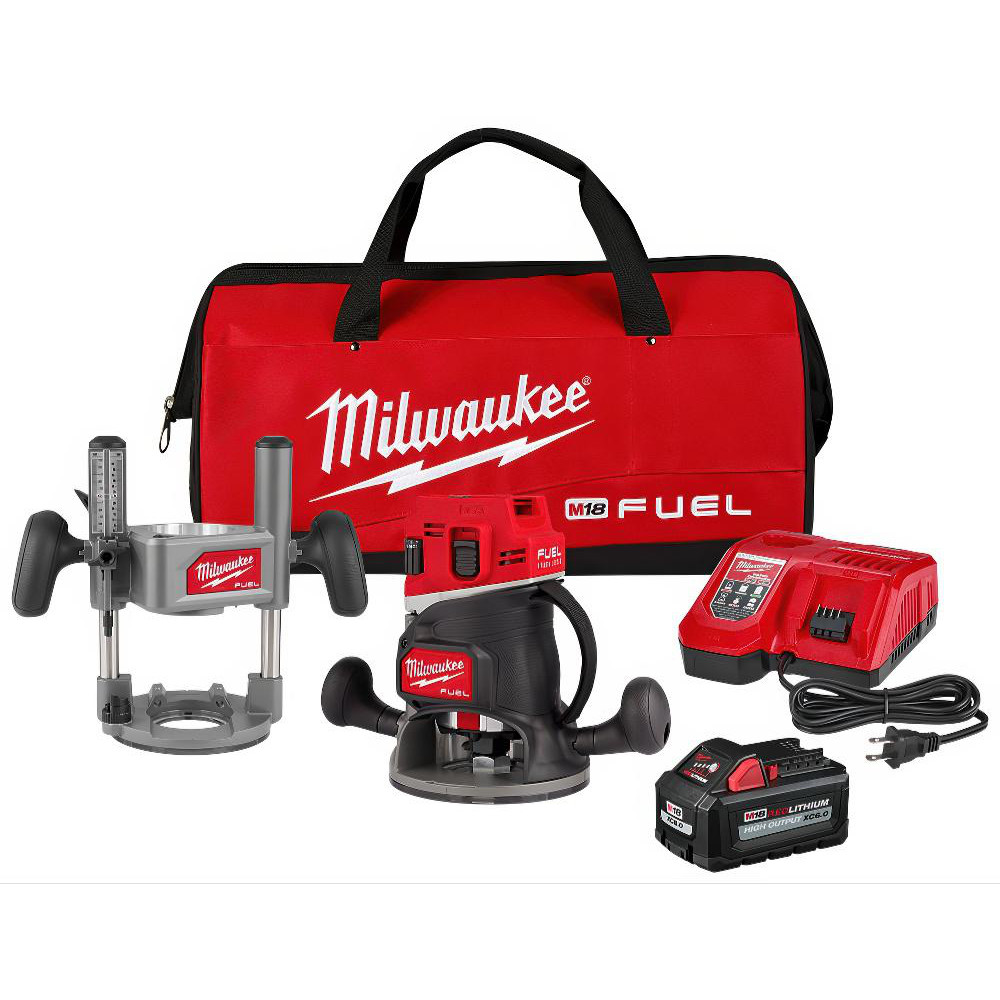 Milwaukee Tool - Electric Routers: Collet Size (Inch): 1/2; Router Type ...