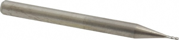 M.A. Ford. 11102500 Square End Mill: 0.025 Dia, 0.075 LOC, 1/8 Shank Dia, 1-1/2 OAL, 4 Flutes, Solid Carbide Image