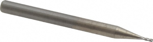 M.A. Ford. 11103000 Square End Mill: 1/32 Dia, 3/32 LOC, 1/8 Shank Dia, 1-1/2 OAL, 4 Flutes, Solid Carbide Image