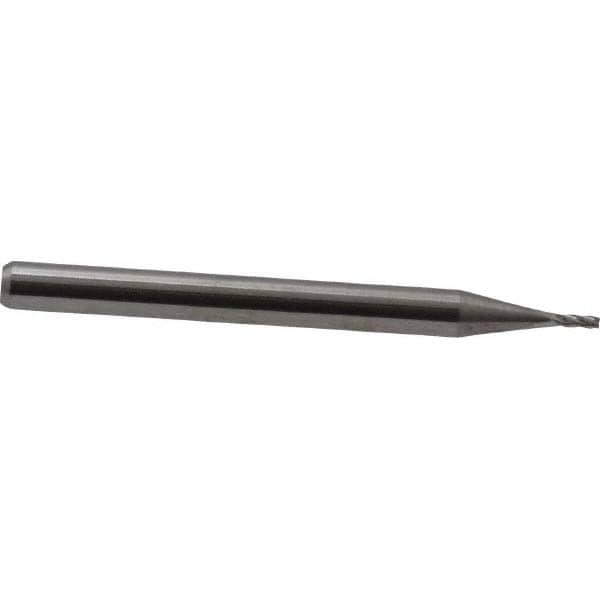 M.A. Ford. 11103500 Square End Mill: 0.035 Dia, 0.105 LOC, 1/8 Shank Dia, 1-1/2 OAL, 4 Flutes, Solid Carbide Image