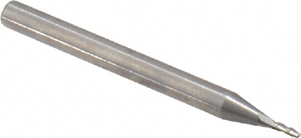 M.A. Ford. 11104500 Square End Mill: 0.045 Dia, 0.135 LOC, 1/8 Shank Dia, 1-1/2 OAL, 4 Flutes, Solid Carbide Image