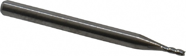 M.A. Ford. 11105000 Square End Mill: 3/64 Dia, 0.15 LOC, 1/8 Shank Dia, 1-1/2 OAL, 4 Flutes, Solid Carbide Image