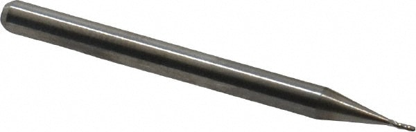 M.A. Ford. 11102360 Square End Mill: 0.0236 Dia, 0.0709 LOC, 1-1/2 OAL, 4 Flutes, Solid Carbide Image