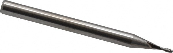 M.A. Ford. 12103500 Square End Mill: 0.035 Dia, 0.105 LOC, 1/8 Shank Dia, 1-1/2 OAL, 2 Flutes, Solid Carbide Image