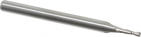 M.A. Ford. 12105000 Square End Mill: 3/64 Dia, 0.15 LOC, 1/8 Shank Dia, 1-1/2 OAL, 2 Flutes, Solid Carbide Image