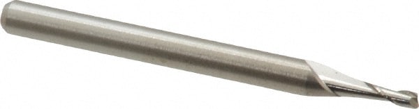 M.A. Ford. 12106000 Square End Mill: 1/16 Dia, 0.18 LOC, 1/8 Shank Dia, 1-1/2 OAL, 2 Flutes, Solid Carbide Image