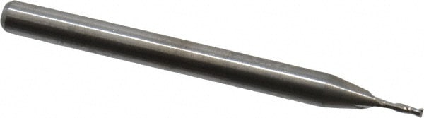 M.A. Ford. 12103150 Square End Mill: 0.0315 Dia, 0.0945 LOC, 1-1/2 OAL, 2 Flutes, Solid Carbide Image