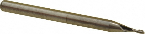 M.A. Ford. 12103940 Square End Mill: 0.0394 Dia, 0.1181 LOC, 1-1/2 OAL, 2 Flutes, Solid Carbide Image