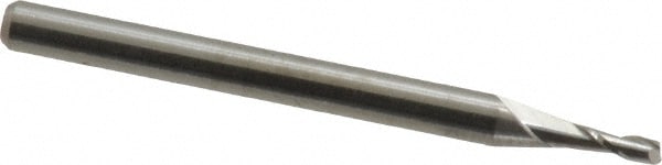 M.A. Ford. 12105911 Square End Mill: 0.0591 Dia, 0.1772 LOC, 1-1/2 OAL, 2 Flutes, Solid Carbide Image