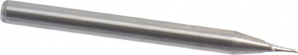 M.A. Ford. 16402500 Square End Mill: 0.025 Dia, 3/64 LOC, 1/8 Shank Dia, 1-1/2 OAL, 2 Flutes, Solid Carbide Image