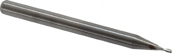 M.A. Ford. 16403000 Square End Mill: 1/32 Dia, 1/16 LOC, 1/8 Shank Dia, 1-1/2 OAL, 2 Flutes, Solid Carbide Image