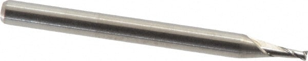 M.A. Ford. 16405500 Square End Mill: 0.055 Dia, 7/64 LOC, 1/8 Shank Dia, 1-1/2 OAL, 2 Flutes, Solid Carbide Image