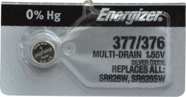 377 button cell battery equivalent