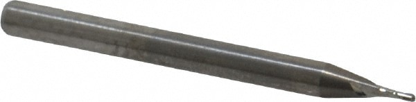 M.A. Ford. 16403120 Square End Mill: 1/32 Dia, 1/16 LOC, 1/8 Shank Dia, 1-1/2 OAL, 2 Flutes, Solid Carbide Image