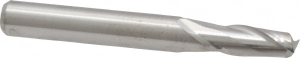 M.A. Ford. 16421870 Square End Mill: 7/32 Dia, 1/2 LOC, 1/4 Shank Dia, 2 OAL, 2 Flutes, Solid Carbide Image