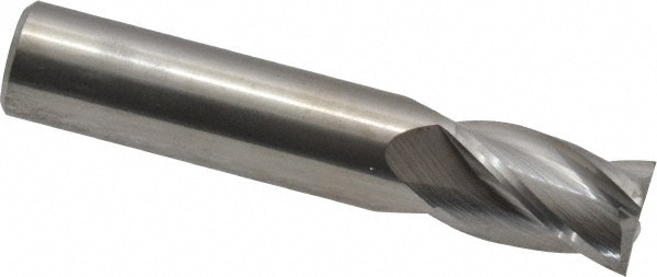 M.A. Ford. 16337500 Square End Mill: 3/8 Dia, 5/8 LOC, 3/8 Shank Dia, 2 OAL, 4 Flutes, Solid Carbide Image