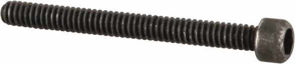 Value Collection 581025PR Hex Head Cap Screw: #1-64 x 3/4", Alloy Steel, Black Oxide Finish Image