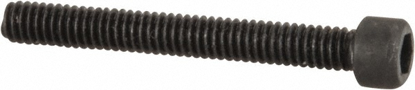 Value Collection 581030PR Hex Head Cap Screw: #1-72 x 5/8", Alloy Steel, Black Oxide Finish Image