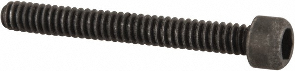 Value Collection 581068PR Hex Head Cap Screw: #2-64 x 5/8", Alloy Steel, Black Oxide Finish Image