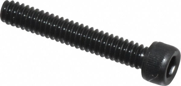 Value Collection 581081PR Hex Head Cap Screw: #3-48 x 5/8", Alloy Steel, Black Oxide Finish Image