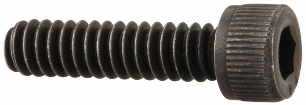 Value Collection 581206PR Hex Head Cap Screw: #6-32 x 9/16", Alloy Steel, Black Oxide Finish Image