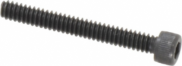 Value Collection 581207P Hex Head Cap Screw: #6-32 x 1-1/8", Alloy Steel, Black Oxide Finish Image
