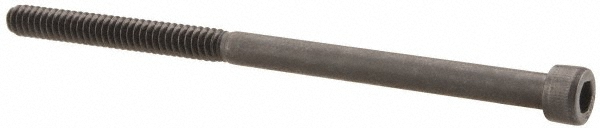 Value Collection 581221PR Hex Head Cap Screw: #6-32 x 2-1/2", Alloy Steel, Black Oxide Finish Image