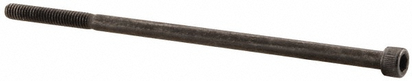 Value Collection 581267PR Hex Head Cap Screw: #8-32 x 4", Alloy Steel, Black Oxide Finish Image