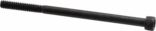 Value Collection 581298PR Hex Head Cap Screw: #10-24 x 3-1/4", Alloy Steel, Black Oxide Finish Image