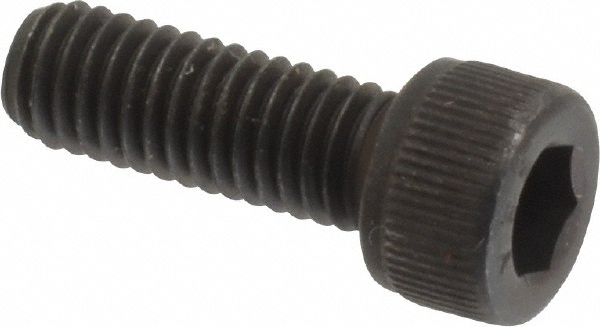 Value Collection 581311PR Hex Head Cap Screw: #10-32 x 9/16", Alloy Steel, Black Oxide Finish Image