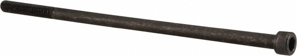 Value Collection 581325PR Hex Head Cap Screw: #10-32 x 4-1/2", Alloy Steel, Black Oxide Finish Image