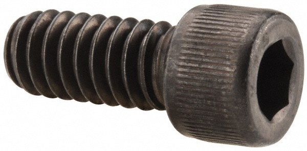 Value Collection 581368PR Hex Head Cap Screw: 1/4-20 x 9/16", Alloy Steel, Black Oxide Finish Image