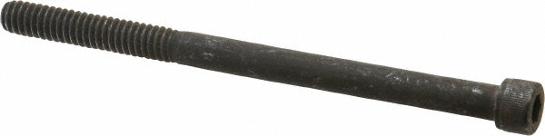 Value Collection 581378PR Hex Head Cap Screw: 1/4-20 x 3-3/4", Alloy Steel, Black Oxide Finish Image