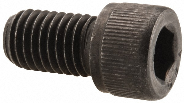 Value Collection 581394PR Hex Head Cap Screw: 1/4-28 x 7/16", Alloy Steel, Black Oxide Finish Image
