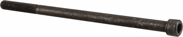 Value Collection 581412PR Hex Head Cap Screw: 1/4-28 x 4-1/2", Alloy Steel, Black Oxide Finish Image