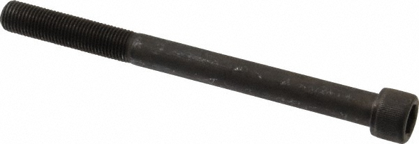 Value Collection 581500PS Hex Head Cap Screw: 3/8-24 x 4-1/2", Alloy Steel, Black Oxide Finish Image