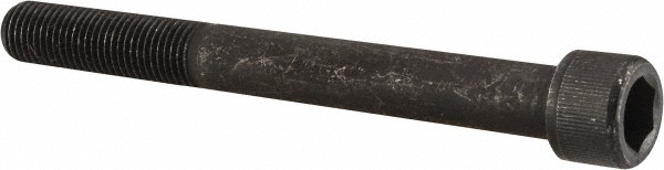 Value Collection 581532PS Hex Head Cap Screw: 7/16-20 x 4", Alloy Steel, Black Oxide Finish Image