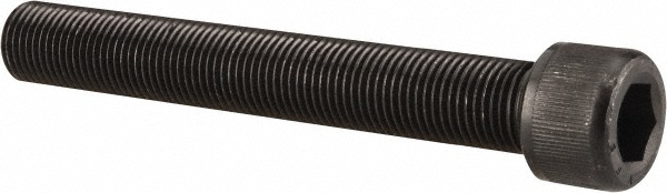 Value Collection 581647PR Hex Head Cap Screw: 9/16-18 x 4", Alloy Steel, Black Oxide Finish Image