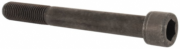 Value Collection 581760BR Hex Head Cap Screw: 7/8-9 x 7-1/2", Alloy Steel, Black Oxide Finish Image