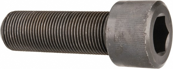 Value Collection 581887BR Hex Head Cap Screw: 1-1/8 - 12 x 3-1/2", Alloy Steel, Black Oxide Finish Image