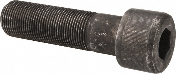Value Collection 581919BR Hex Head Cap Screw: 1-1/4 - 12 x 4-1/2", Alloy Steel, Black Oxide Finish Image