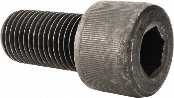 Value Collection 011583BR Hex Head Cap Screw: 1-1/2 - 6 x 3", Alloy Steel, Black Oxide Finish Image