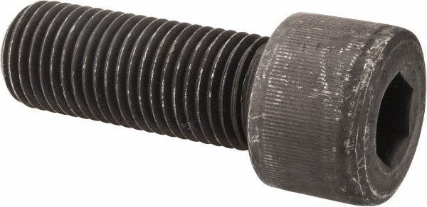 Value Collection 011587BR Hex Head Cap Screw: 1-1/2 - 6 x 4", Alloy Steel, Black Oxide Finish Image