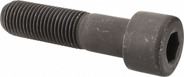 Value Collection 011595BR Hex Head Cap Screw: 1-1/2 - 6 x 6", Alloy Steel, Black Oxide Finish Image