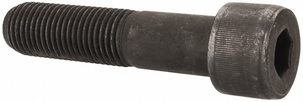 Value Collection 011597BR Hex Head Cap Screw: 1-1/2 - 6 x 6-1/2", Alloy Steel, Black Oxide Finish Image