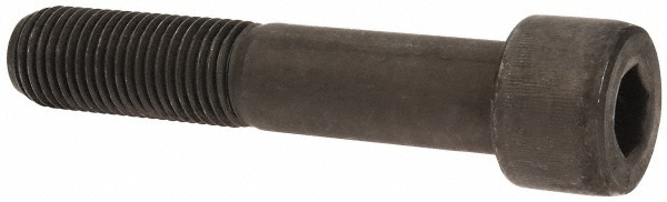 Value Collection 011601BR Hex Head Cap Screw: 1-1/2 - 6 x 8", Alloy Steel, Black Oxide Finish Image