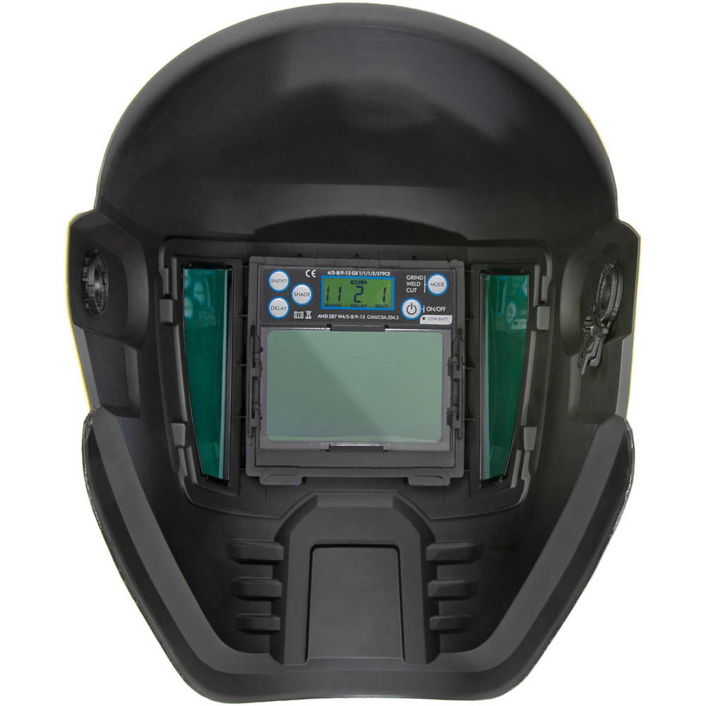 DeWALT Welding Helmet with Digital Controls Yellow, Nylon & Polycarbonate, Shade 4 to 13