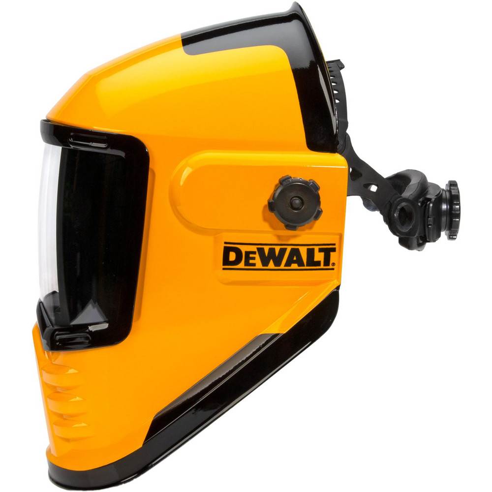 DeWALT Welding Helmet with Digital Controls Yellow, Nylon & Polycarbonate, Shade 4 to 13