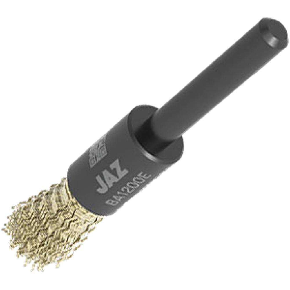 JAZ USA End Brushes 0.0200" Wire Dia, BrassCoated Steel, Crimped